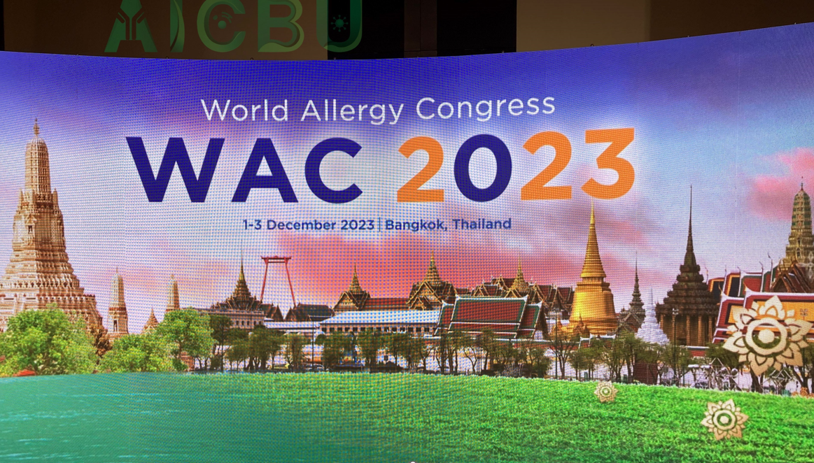 Poster presentation at the World Allergy Congress 2023 AICBU